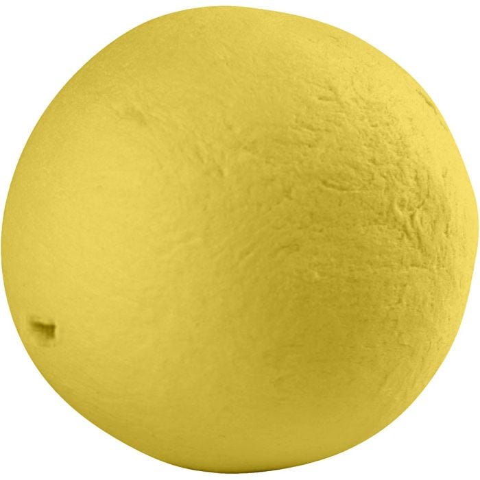 Boule d'ouate, d 30 mm, jaune, 50 pièces/ 1 Pq.