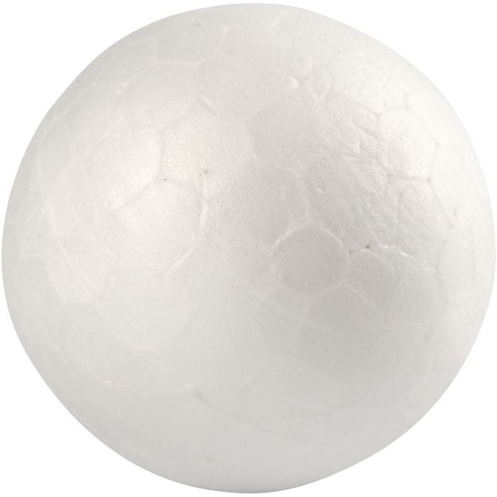 Boules en polystyrène, d 2 cm, blanc, 20 pièces/ 1 Pq.