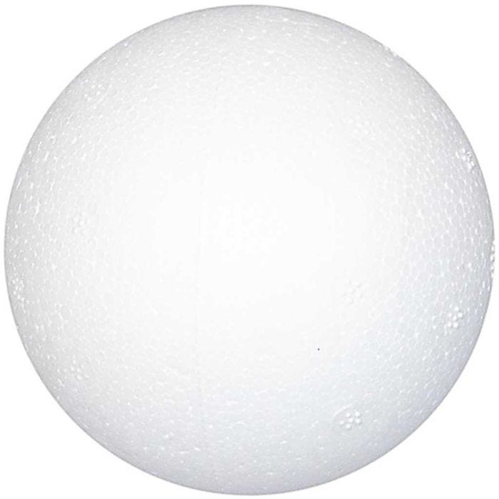 Boules en polystyrène, d 7 cm, blanc, 50 pièce/ 1 Pq.