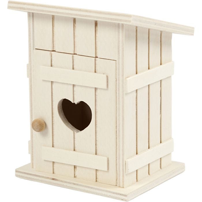 Cabanon pour toilettes, 8 cm, 6,5 cm, 1 pièce