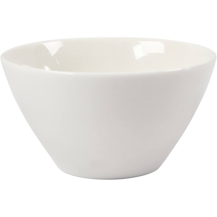 Muesli kom, H: 7 cm, d 12,5 cm, wit, 20 stuk/ 1 doos