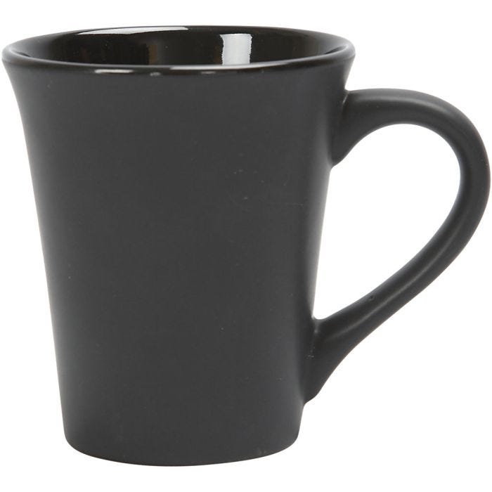 Tasse, 10 cm, 5,9-8,7 cm, noir, 1 pièce