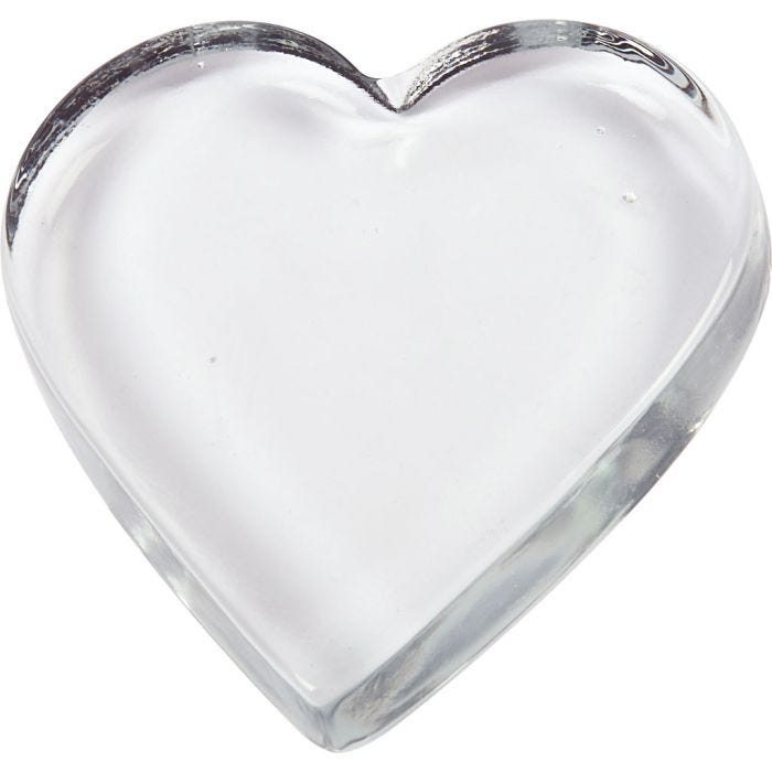 Coeur, dim. 9x9 cm, ép. 15 mm, 10 pièces/ 1 Pq.