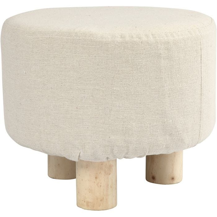 Repose-pieds, H : 21,5 cm, d 26 cm, 1 pièce
