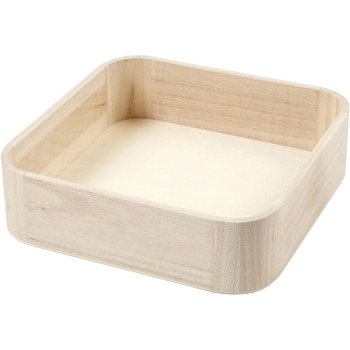 Plateau, 7 cm, 25x25 cm, 1 pièce