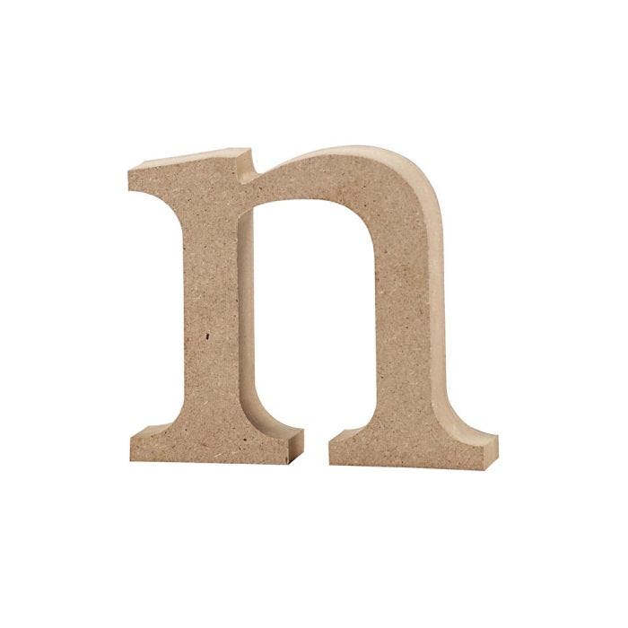 Lettre, n, 8 cm, 2 cm, 1 pièce