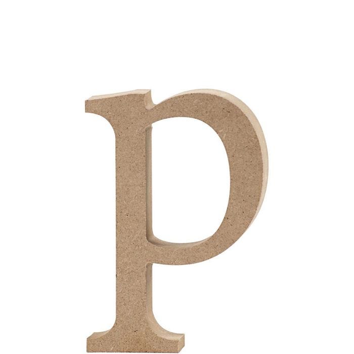 Lettre, p, 12,8 cm, 2 cm, 1 pièce