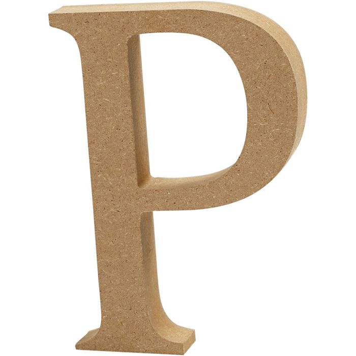 Lettre, P, H : 13 cm, ép. 2 cm, 1 pièce