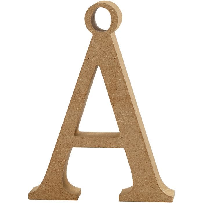 Lettre, Å, H : 8 cm, ép. 1,5 cm, 1 pièce