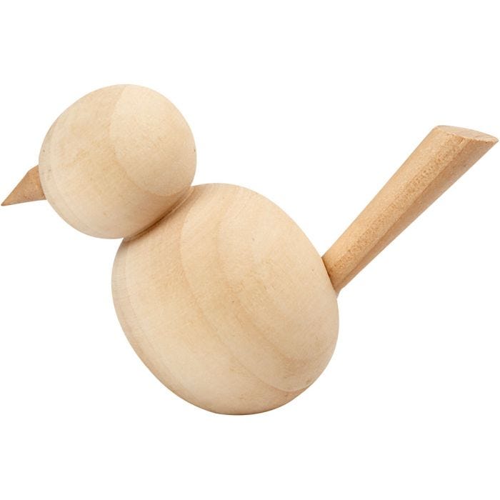 Oiseau, 7,6 cm, 1 pièce