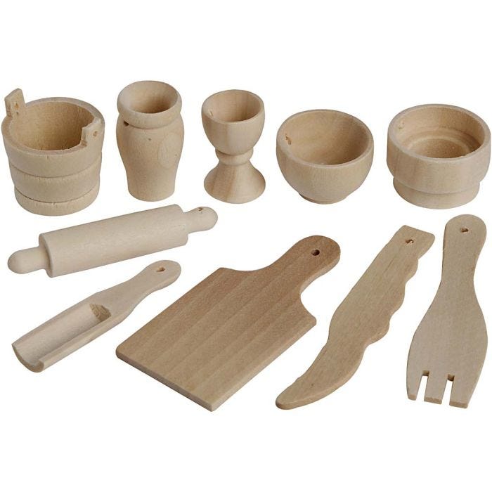Ustensiles de cuisine, L : 40-60 mm, 50 pièces/ 1 Pq.