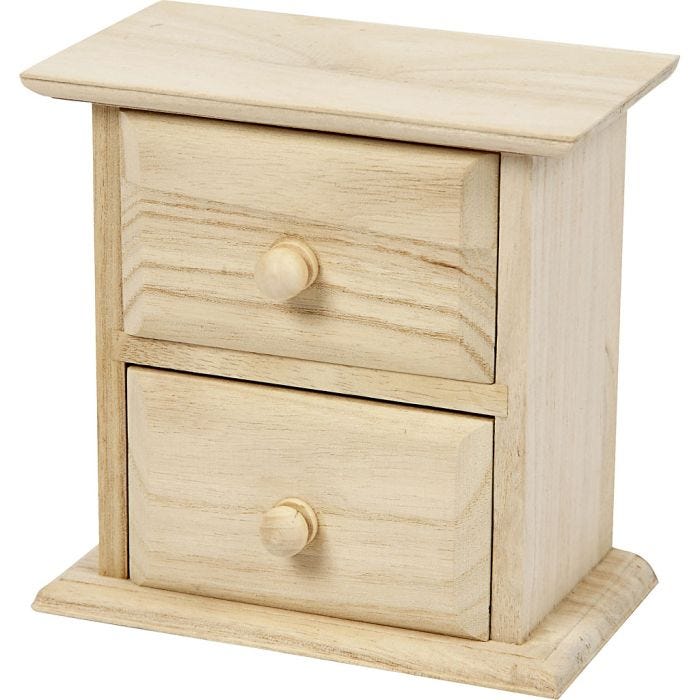 Commode, 13x7,5x13 cm, 1 pièce