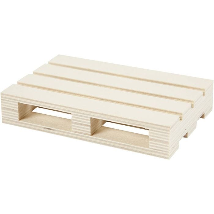 Mini palette, 2,5 cm, 12 cm, 8 cm, 1 pièce