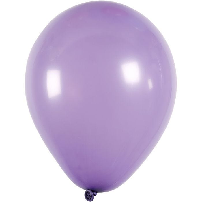 Ballons, rond, d 23 cm, violet, 10 pièces/ 1 Pq.