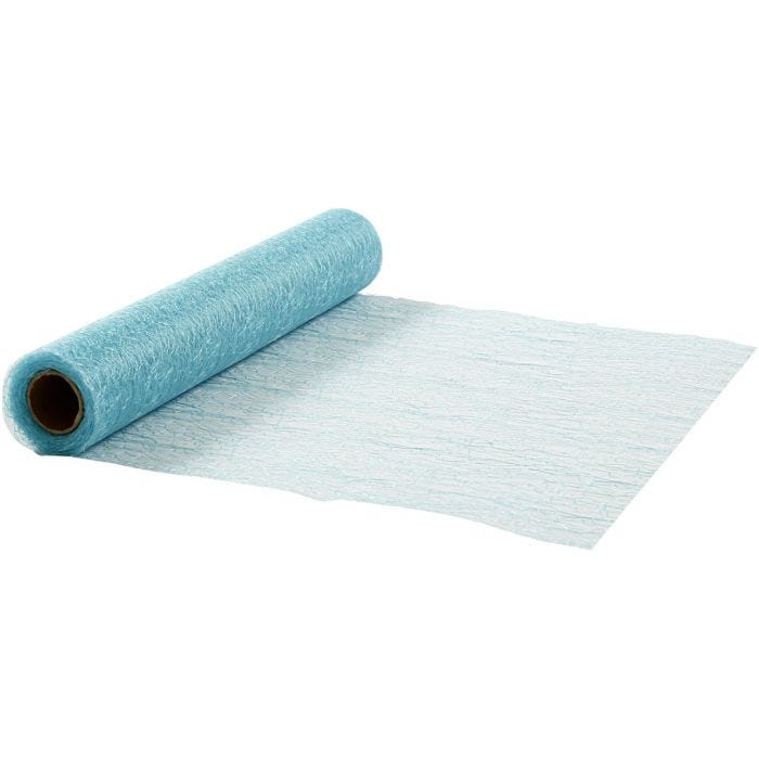 Chemins de table, L : 30 cm, turquoise, 10 m/ 1 rouleau