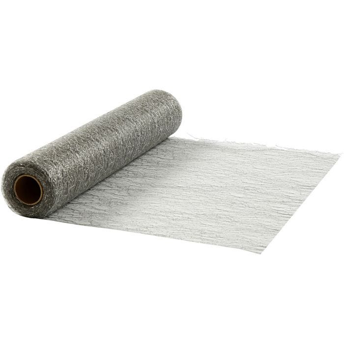 Tafellopers, B: 30 cm, zilver, 10 m/ 1 rol