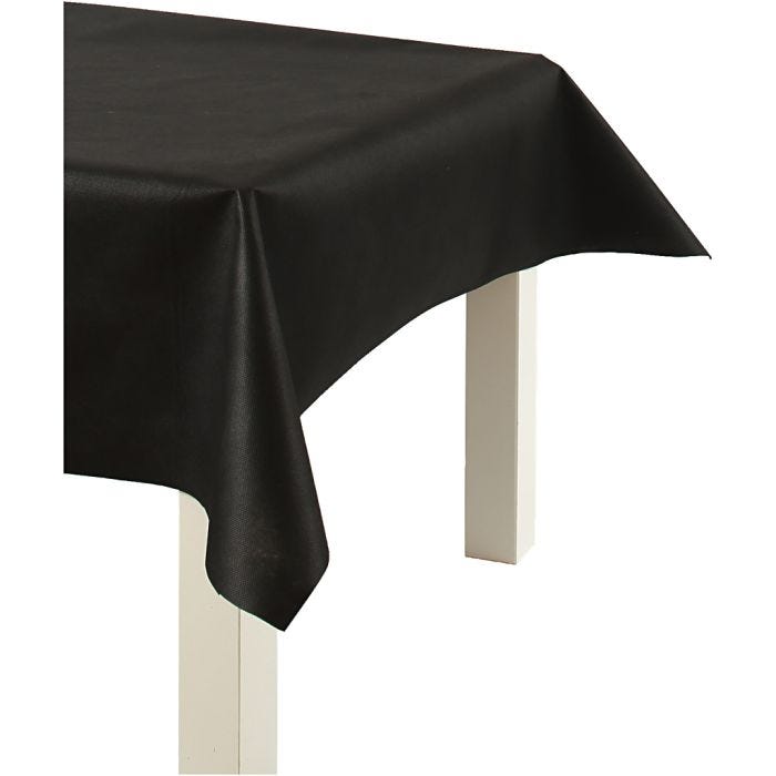 Nappe en Similicuir, L : 125 cm, 70 gr, noir, 10 m/ 1 rouleau
