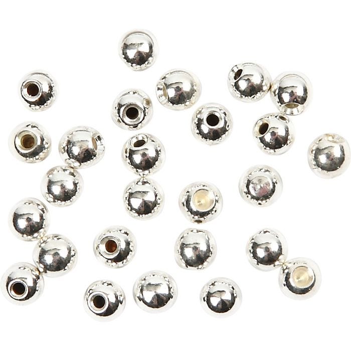 Embouts pour bracelets spirales, d 3 mm, diamètre intérieur 1 mm, argenté, 20 pièces/ 1 Pq.