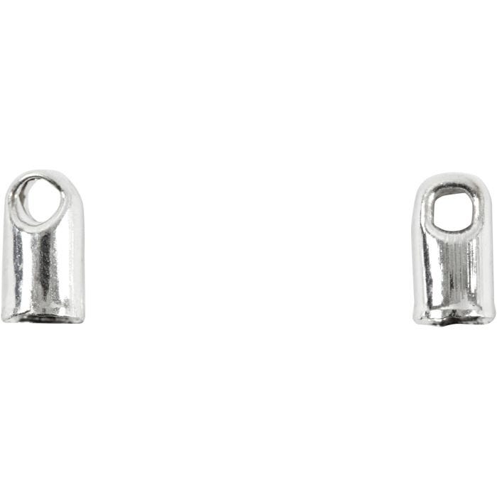 Embouts, d 3,2 mm, argenté, 10 pièces/ 1 Pq.
