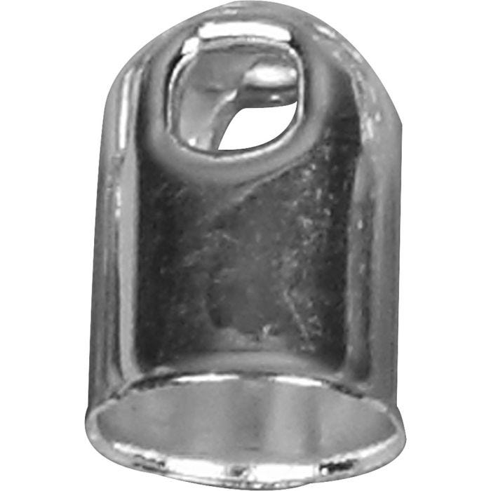 Embouts, d 6 mm, argenté, 6 pièces/ 1 Pq.