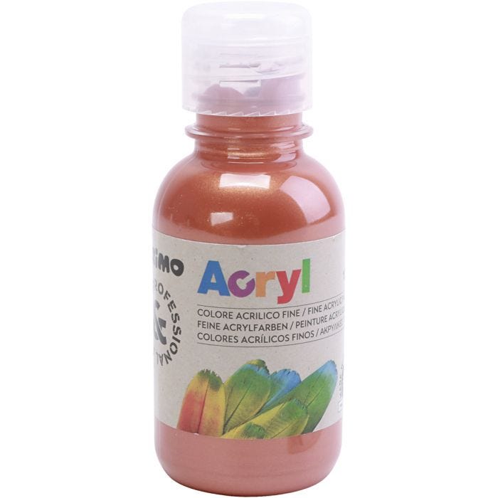 Peinture acrylique de luxe PRIMO, copper, 125 ml/ 1 flacon