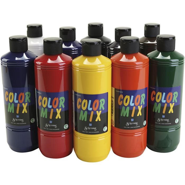 Colormix Greenspot, ass. de couleurs, 10x500 ml/ 1 Pq.