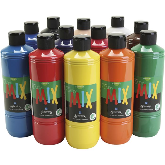 Ready Mix Greenspot, mate, ass. de couleurs, 12x500 ml/ 1 Pq.