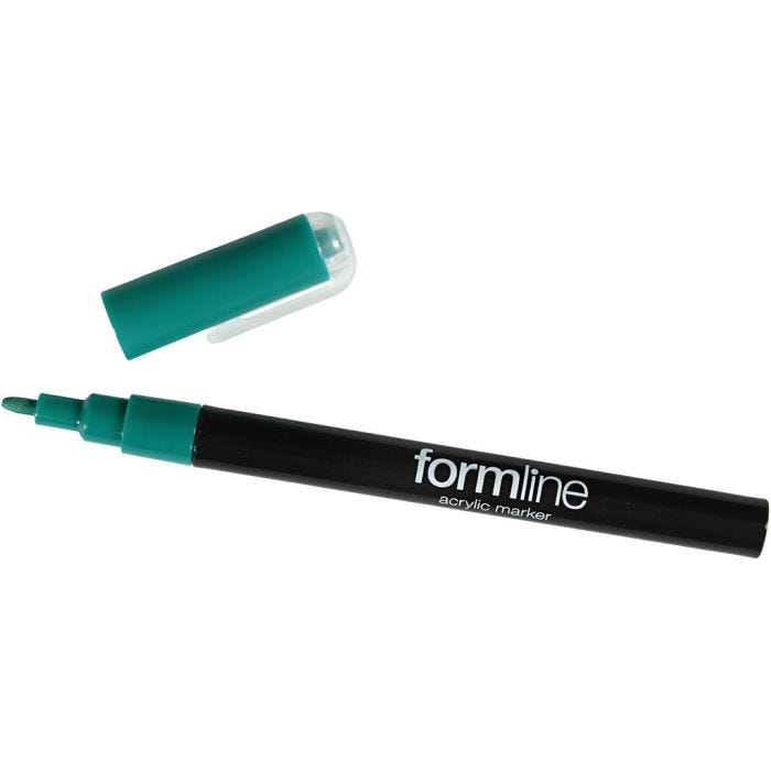 Feutre acrylique formline, 0,9-1,3 mm, vert, 1 pièce