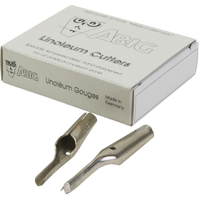 Couteaux pour lino, 1v, 10 pièces/ 1 Pq.