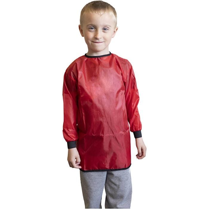 Kunstenaarskiel, L: 55 cm, afm 2-4 jaar, rood, 1 stuk