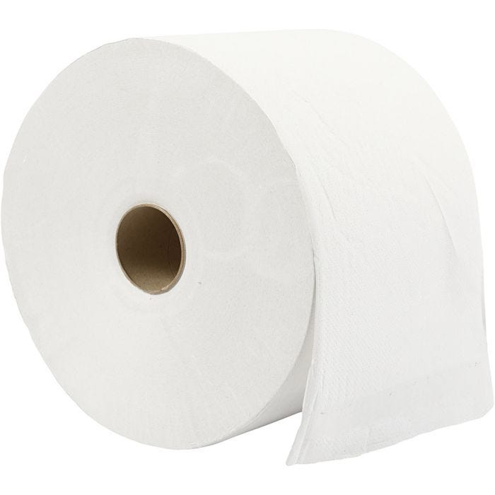 Serviettes en papier, L : 25 cm, 1050 m/ 1 rouleau