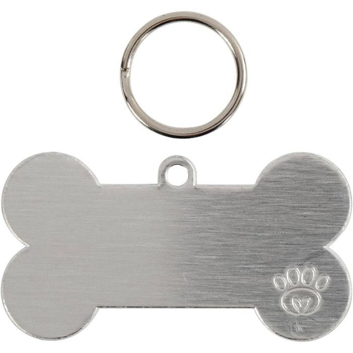 Kit médaille pour animaux, dim. 40 mm, 4 set/ 1 Pq.