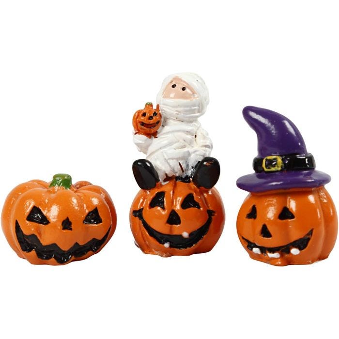 Petites figurines, H : 1,5-3,5 cm, L : 2 cm, 3 pièces/ 1 Pq.