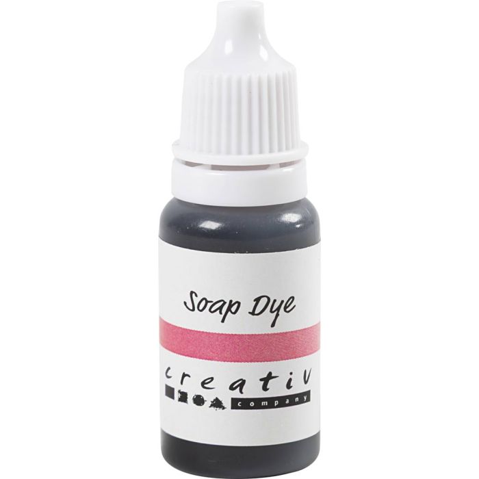 Zeep verf, roze, 10 ml/ 1 fles