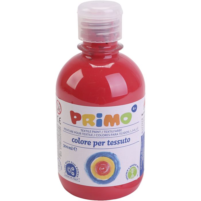 Peinture Textile, rouge, 300 ml/ 1 flacon