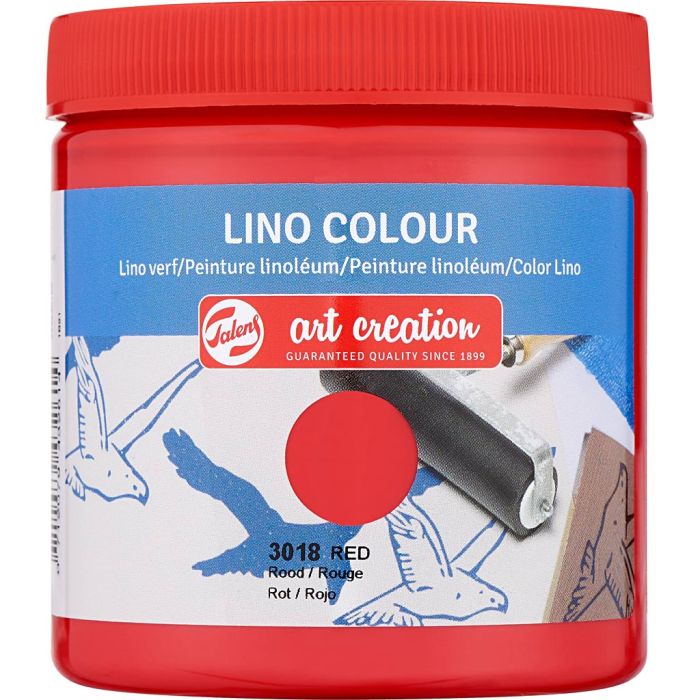 Encre pour Linogravure, rouge, 250 ml/ 1 boîte