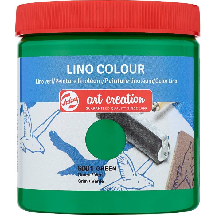 Linoleum Verf, groen, 250 ml/ 1 Doosje