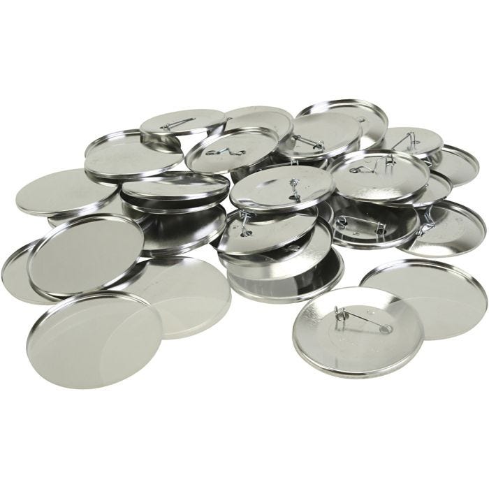 Badges, d 5,5 cm, 100 pièces/ 1 Pq.