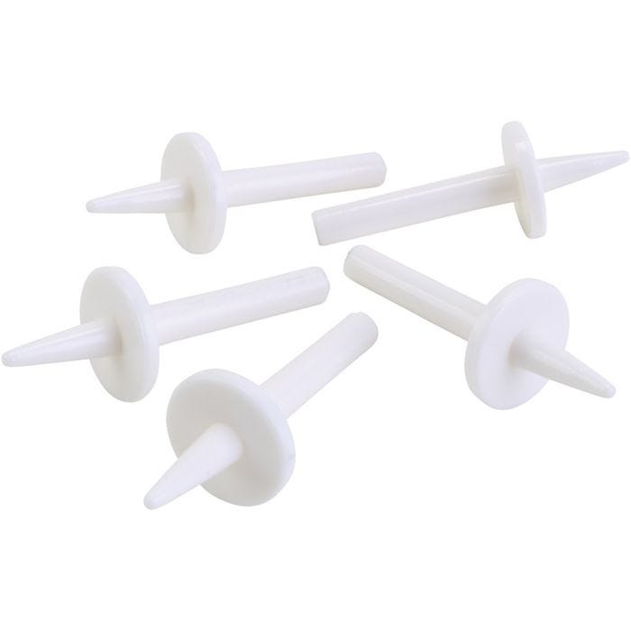 Bases de toupies, H : 4, d 1,5 cm, 100 pièces/ 1 Pq.