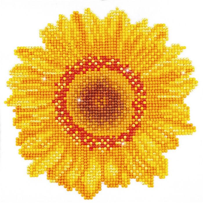 Diamond Dotz, Tournesol Happy Day, 20x20 cm, 1 Pq.