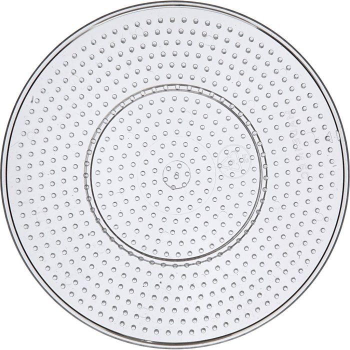 Plaque à picots, dim. 15 cm, transparent, 1 pièce