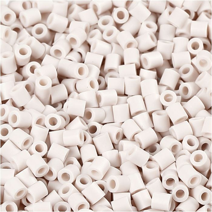 Photo Pearls, dim. 5x5 mm, diamètre intérieur 2,5 mm, medium, gris clair (10), 6000 pièces/ 1 Pq.