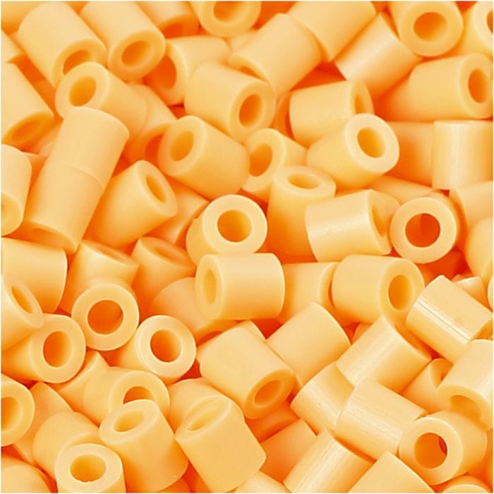 Photo Pearls, dim. 5x5 mm, diamètre intérieur 2,5 mm, medium, orange clair (26), 1100 pièces/ 1 Pq.