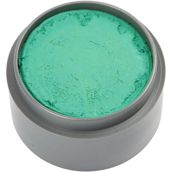Maquillage visage à base d'eau, vert eau, 15 ml/ 1 boîte