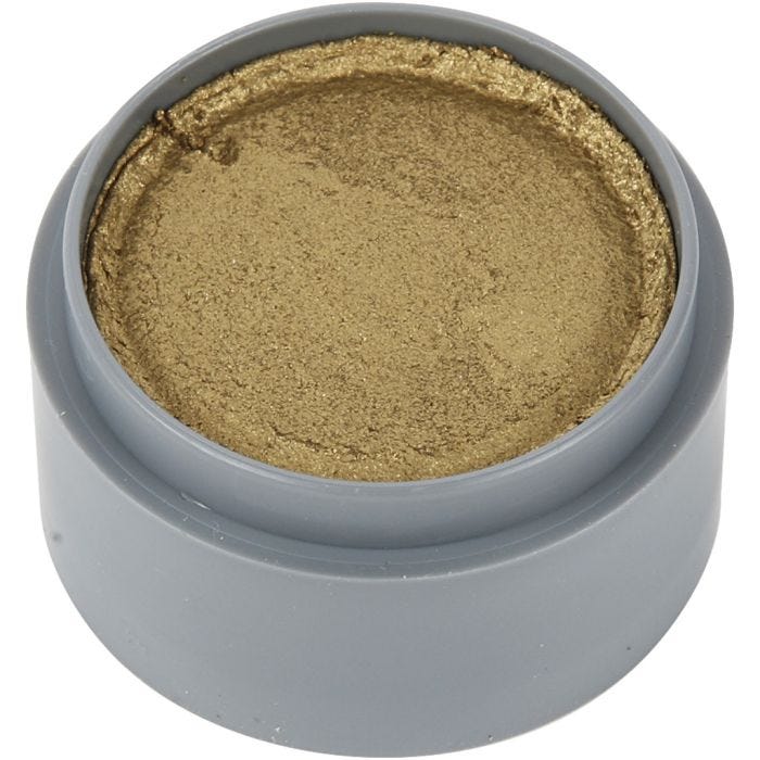 Maquillage visage à base d'eau, or, 15 ml/ 1 boîte