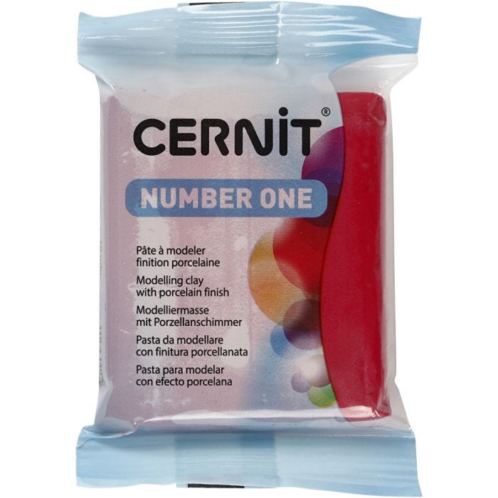 Cernit, rouge carmin (420), 56 gr/ 1 Pq.