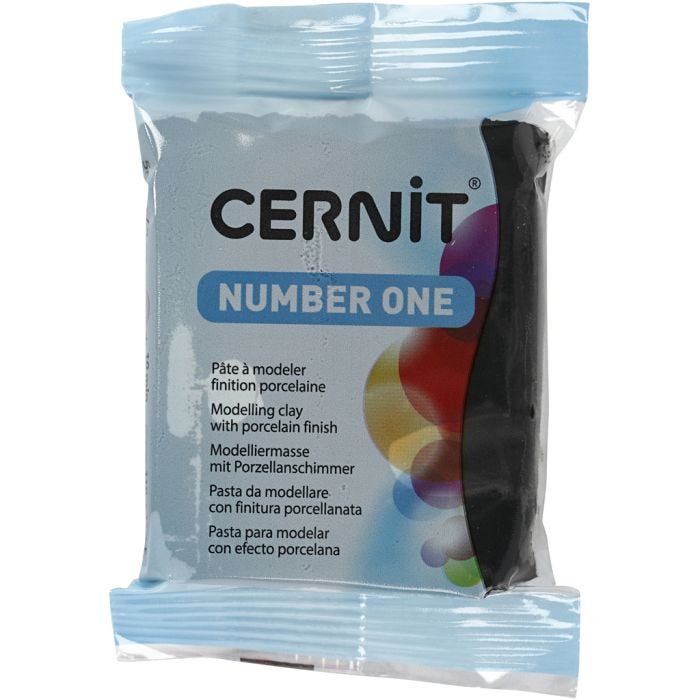 Cernit, noir (100), 56 gr/ 1 Pq.