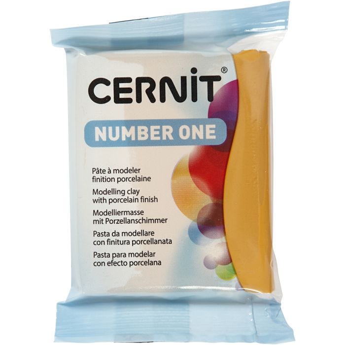 Cernit, yellow ochre (746), 56 gr/ 1 Pq.