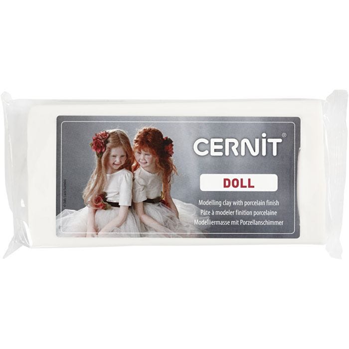 Cernit, blanc, 500 gr/ 1 Pq.