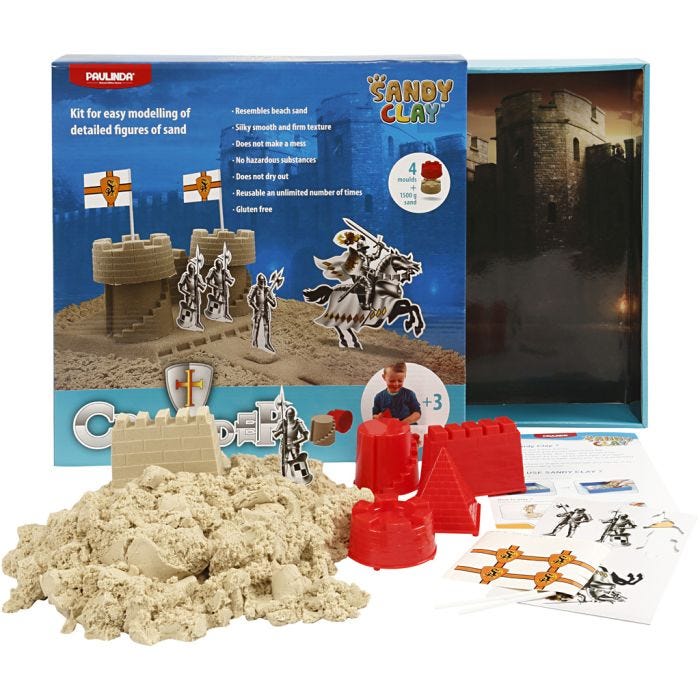Sandy Clay ® , château, naturel, 1 set